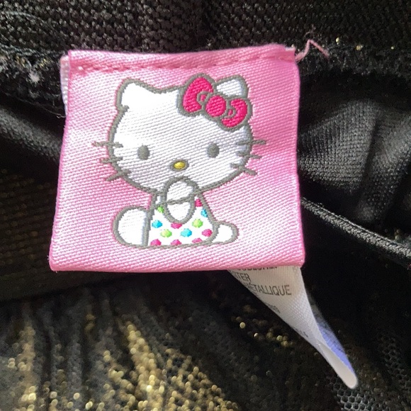 Hello Kitty Baby Girl Gold and Black Tulle Dress - Picture 4 of 4